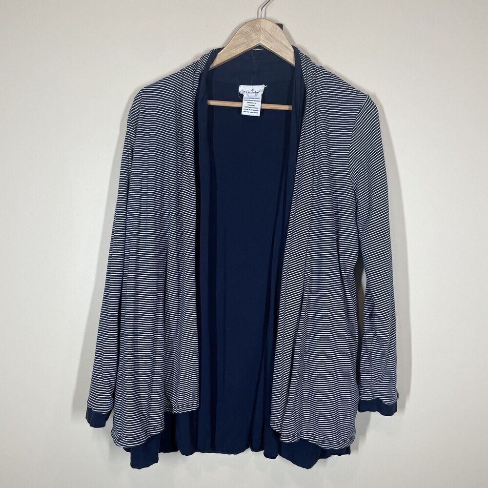 Neon Buddha Women's Standard Reversible Explorer Cardigan Size Medium Striped